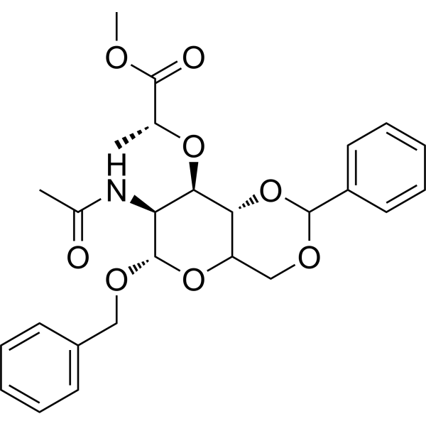 Methyl N-acetyl-1-O-(phenylmethyl)-4,6-O-(phenylmethylene)-α-muramate 104371-51-9